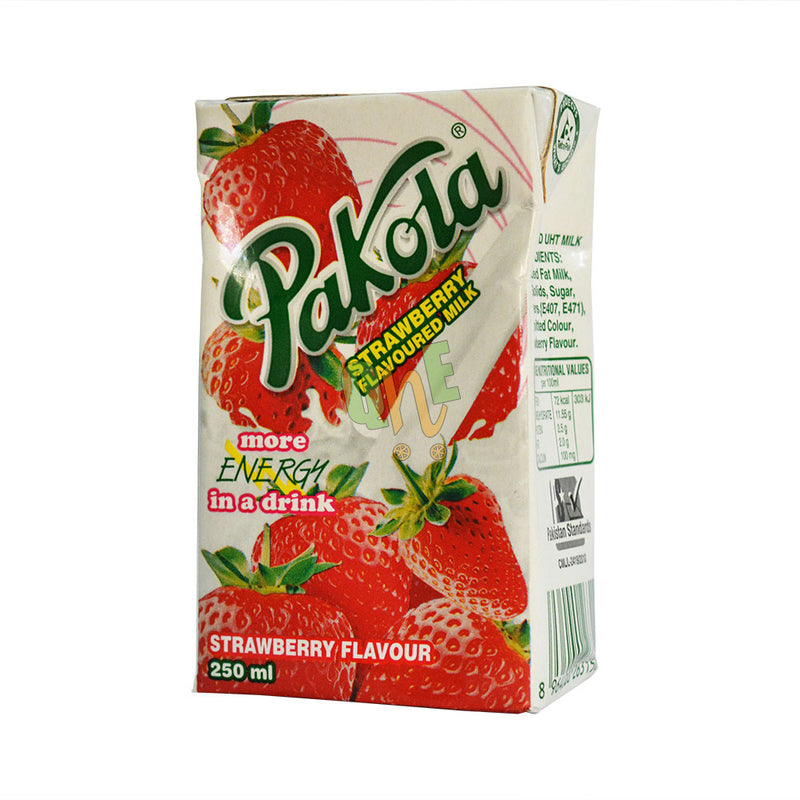 Pakola Flavoured Milk - Strawberry 250 ml