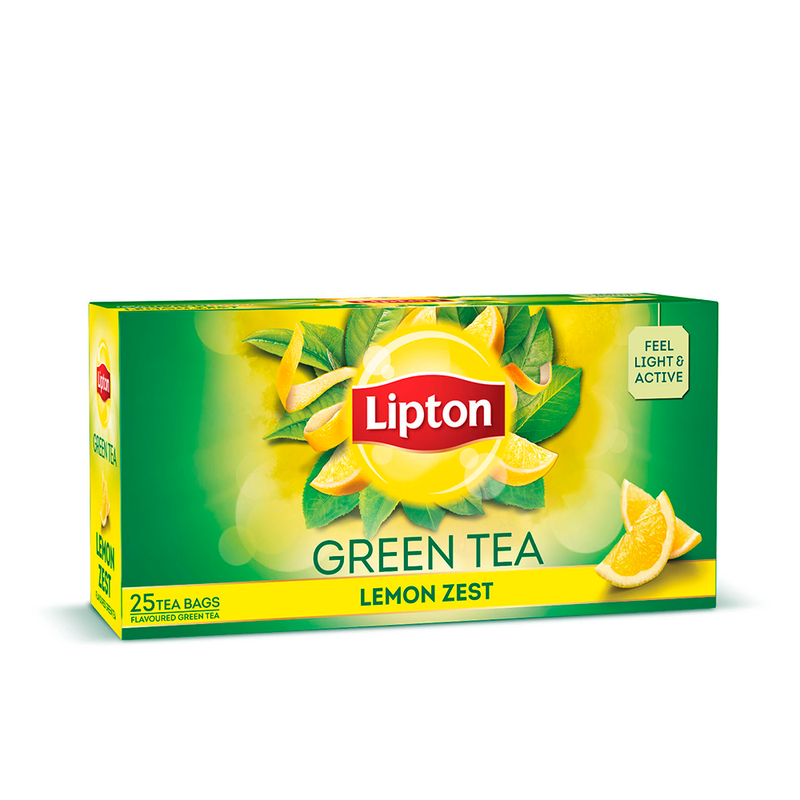 Lipton Green Tea Bags - Lemon 25 Sachets